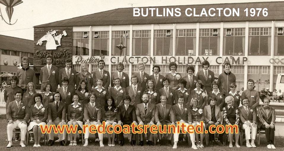 BUTLINS CLACTON 1976 at Redcoats Reunited by author A.J Marriot