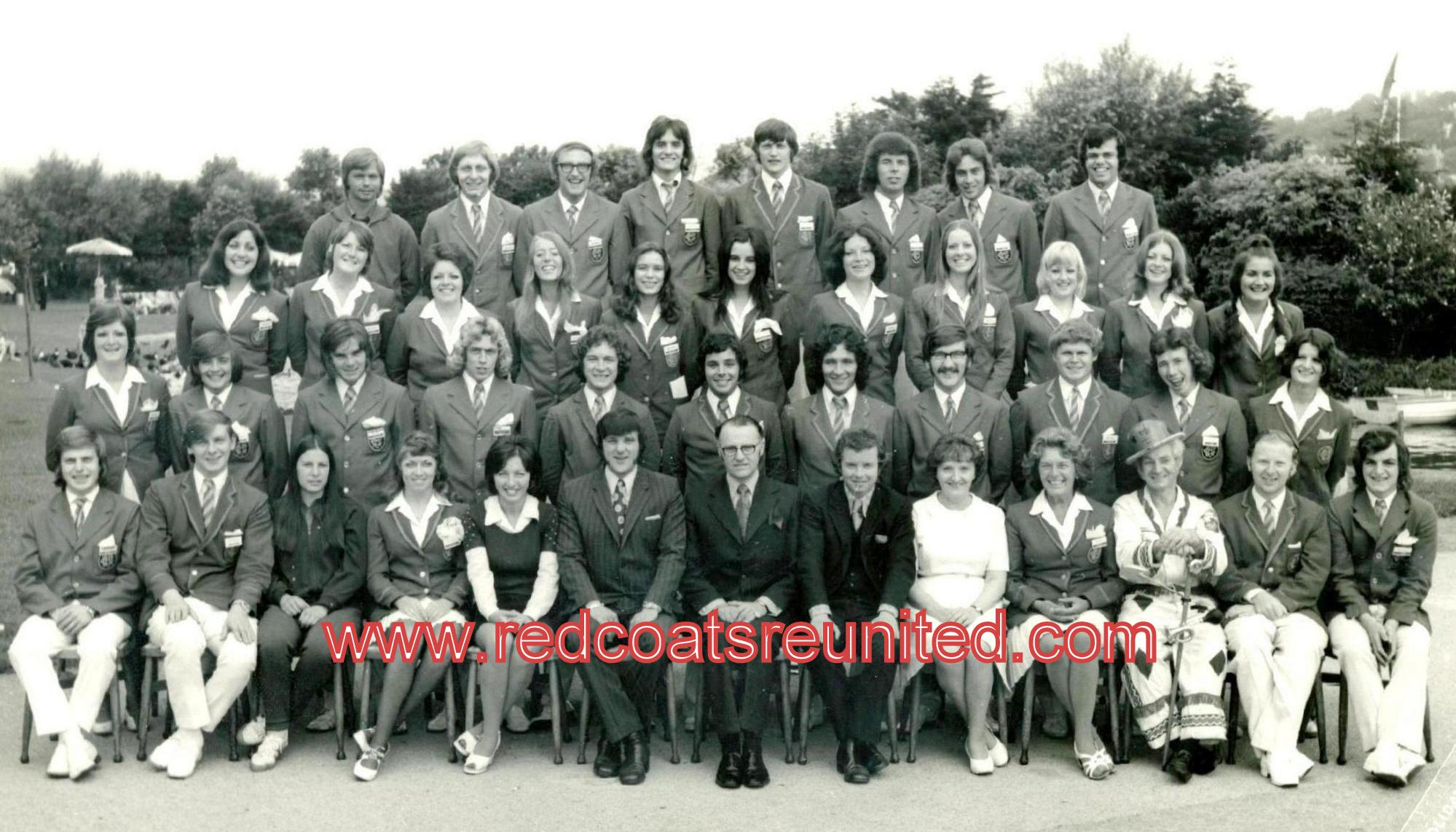 BUTLINS MINEHEAD REDCOATS 1973