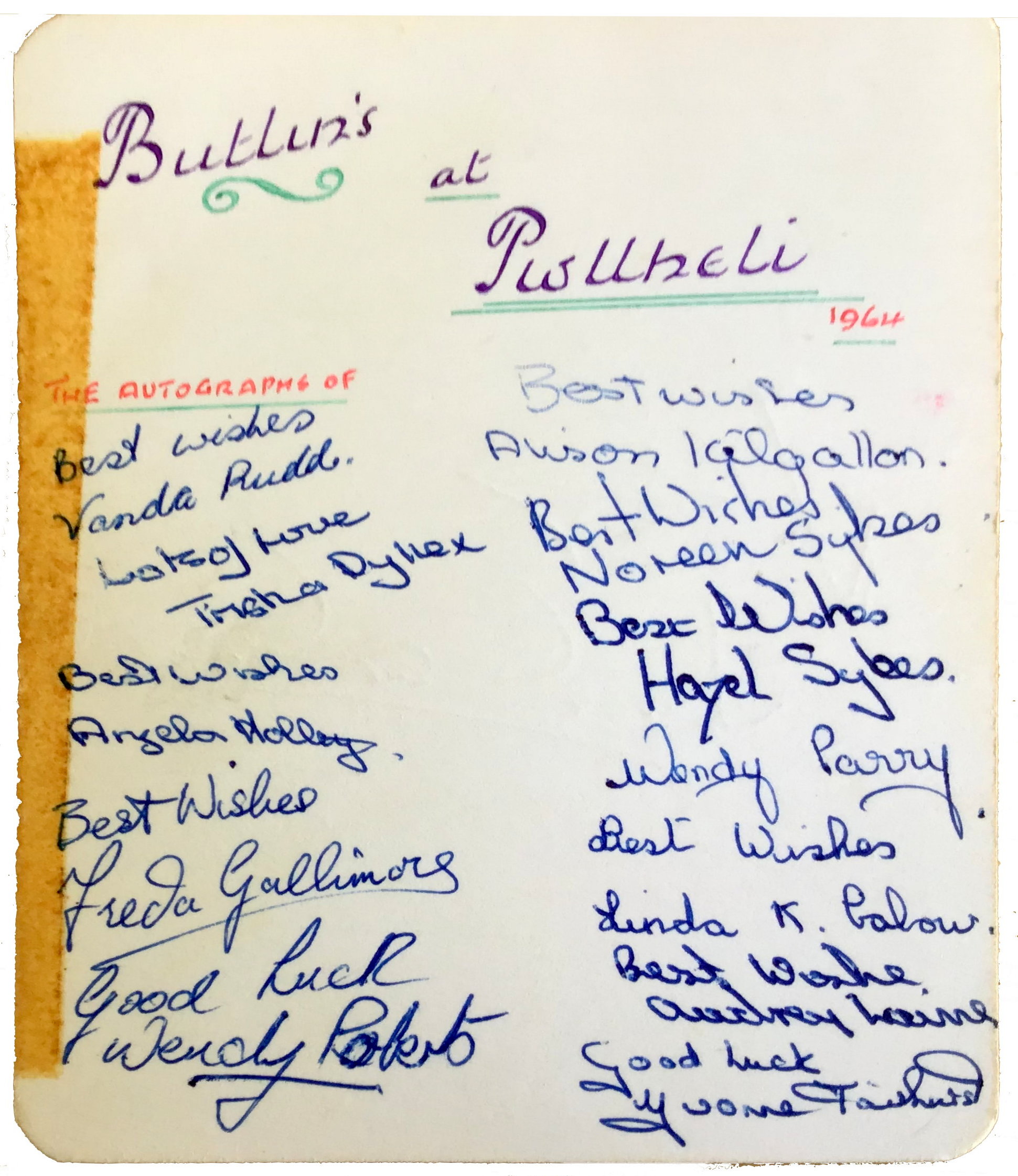 Butlins Pwllheli 1964 De Vere Dancers at Redcoats Reunited